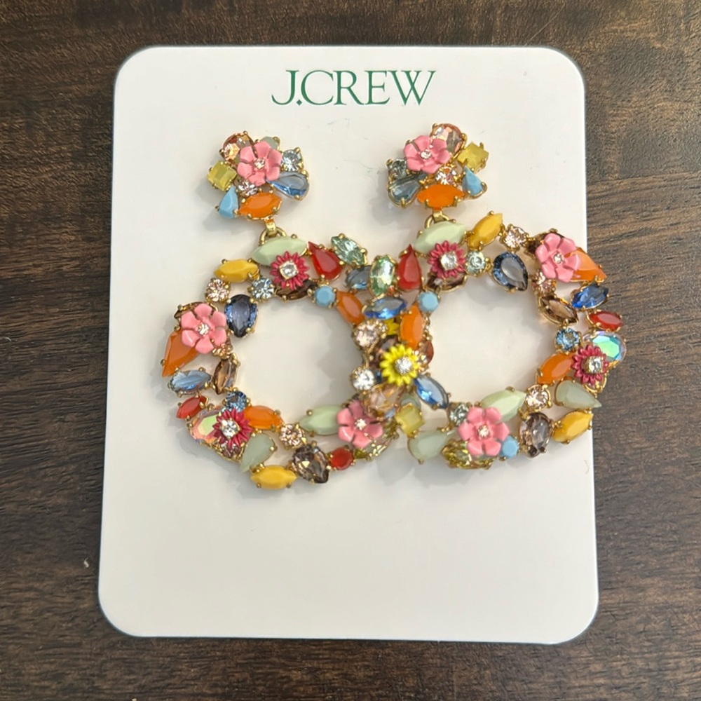 j Crew watusi earrings